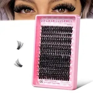 Lash Clusters Kit Wispy 240pcs D Curl 100d, 12-20mm Natural Individual Eyelash Clusters, Diy Eyelash Extension For Beginners (No Tweezers)