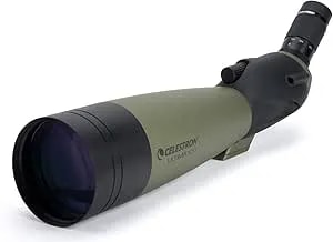 Celestron – Ultima 100 Angled Spotting Scope – 22-66x Zoom Eyepiece – Multi-Coated Optics For Bird Watching, Wildlife, Scenery And Hunting – Waterproof & Fogproof– Includes Soft Carrying Case