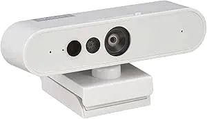 Lenovo Hd 1080p Webcam (510 Fhd) - Monitor Camera With 4x Digital Zoom, 95° Wide Angle, 360° Rotation Pan & Tilt - Desktop Cam With Dual Microphones & Windows Hello For Livestreaming & Conferences
