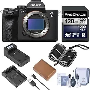 Sony Alpha a7s Iii Full Frame Mirrorless Digital Interchangeable Lens Camera Body, Bundle With 128gb Sd Card, Extra Battery, Charger, Sd Case, Cleaning Kit, Sony 1 Year Limited Warranty