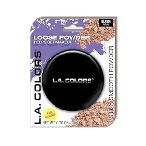 L.A. Colors Loose Powder, Natural (Carded) cblp304a