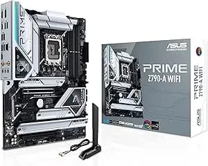Asus Prime z790-A Wifi 6e Lga 1700(Intel®13th&12th) Atx Motherboard (16+1 Drmos, Pcie 5.0,ddr5,4x M.2 Slots,2.5 Gb Lan,Usb 3.2 Gen 2 Front Panel Type-C, Thunderbolt™ 4/usb4, Dp) (Renewed)