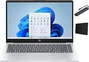 Hp 14'' Hd Business Laptop, Amd Athlon 7120, 4gb Ram, 128gb Ssd, Long Battery Life, Moonlight Blue, 12-Month Microsoft 365 Included, win11 Home In S Mode, With Tgy Accessories