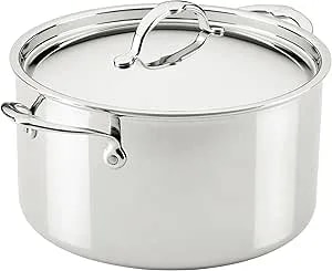Probond Luxe 12-Quart Professional Clad Stainless Steel Stock Pot With Lid