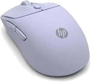 Hp 400 Quiet Wireless Mouse, Dual Bluetooth & 2.4ghz, Soft Silicone, Quiet Clicks, Microsoft Wheel, 24-Month Battery, 6000 Dpi, Ambidextrous, Eco-Friendly Design, Multi-Os, Purple