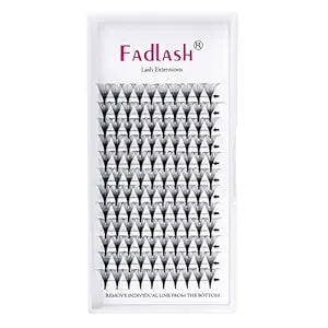 Premade Fans Eyelash Extensions 12d 0.07 D Curl Mixed Tray Premade Lash Fans Middle Stem Lashes Extension Premade Volume Fans Pro Point (12d-0.07-D, 15-20mm)