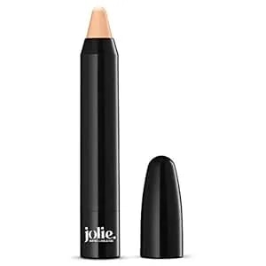 Jolie Eyebrow Perfecting Brightener & Highlighter, Creamy Self Sharpening Crayon Stick, Satin Finish (Matte Beige)