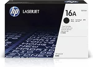 Hp 16a Black Toner Cartridge - Works Laserjet 5200 Series - q7516a