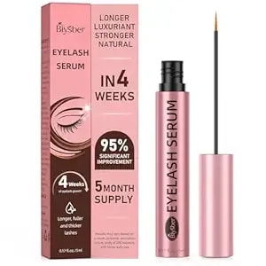 Lash Serum For Eyelash Growth: Premium Eyelash Growth Serum With Advanced Formula To Boost Longer Fuller And Thicker Lashes And Eyebrows - Gentle & Vegan For Sensitive Eyes
