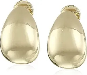 Anne Klein Clip Top Hoop Earrings