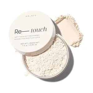 Haleys Re-Touch Talc-Free Loose Setting Powder Translucent – Oil Control & Blurring Face Powder For Baking, Brightening, Natural Matte Finish, Safe For Sensitive Skin