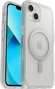 Otterbox Iphone 13 Symmetry Series+ Case - Clear, Ultra-Sleek, Snaps To Magsafe, Raised Edges Protect Camera & Screen