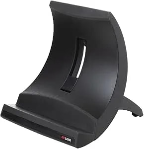 3m Vertical Notebook Computer Riser With Cable Management, 9" X 12" X 6.5" To 9.5", Black/Charcoal Gray, Supports 20 Lbs