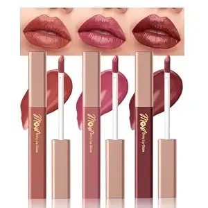 Lip Stain Hydrating High Shine – Lightweight Non-Sticky Glossy Lip Tint, Mirror Shine Moisturizing Lip Makeup For Plump & Full Lips, Long-Lasting Rich Color Lip Glaze, Soft Smooth Lip Gloss 07+09+12