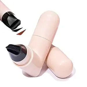 2 Pcs Winged Eyeliner Stamp Pen, Dual Head Rotating Eyeliner Stamp Pencil For Perfect Wings, Quick-Dry Long-Lasting, Cat Eye Tool,Waterproof Smudge-Proof Liquid Eye Liner Tool (Black+Brown)