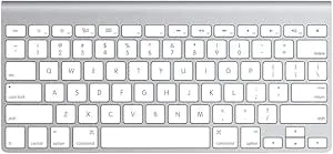 Apple Wireless Keyboard With Bluetooth - Silver (Renewed)
