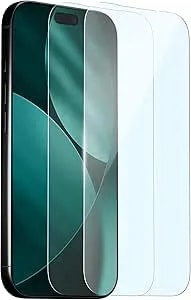 Mous Anti-Blue Light Screen Protector Compatible With Iphone 17 Pro, Hd Clear Blue Light Eye Protection, Shatterproof Tempered Glass With Easy Installation Tool