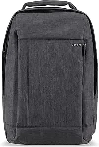 Acer Travel Backpack (Gray), Up To 15.6" Notebook And 10" Tablet, With Interior And Exterior Pockets