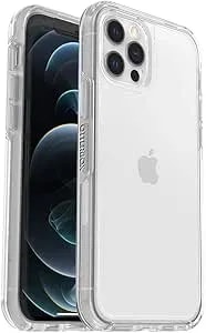 Otterbox Iphone 12 & Iphone 12 Pro Symmetry Series Series Case - Clear, Ultra-Sleek, Wireless Charging Compatible, Raised Edges Protect Camera & Screen