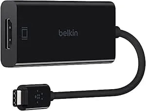 Belkin Usb-C To Hdmi Adapter, Chromebook Certified - 4k @ 60hz Video Output, Hdmi To Usb-C Converter, Usb Type-C To Hdmi Adapter For Macbook, Ipad Pro, And Other Usb-C Devices - Black