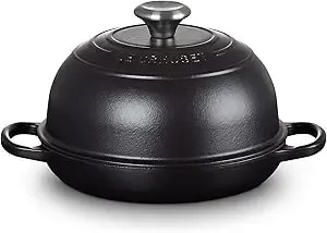Le Creuset Enameled Cast Iron Signature Round Bread Oven, 9.5 Inch, Licorice