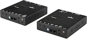 Startech.Com HDMI Over IP Extender Kit With Video Wall Support - 1080p - HDMI Over CAT5e / CAT6 Transmitter And Receiver Kit, TAA (ST12MHDLAN2K)