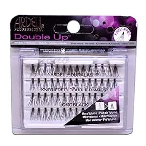 Ardell Double Individuals Knot Free Double Flares Black Long (3 Pack)