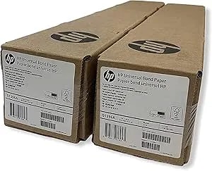 HP Wide Format Universal Bond Paper 24 In X 150 Ft, 2 Roll Bundle 4.2 Mil - 80 G/M² (21 Lbs) 2" Core - Q1396A-2R