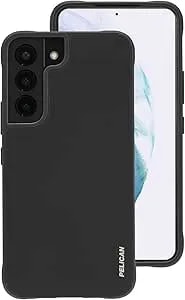 Pelican Ranger Series - Samsung Galaxy s22 Case [Wireless Charging Compatible] Protective Phone Case With Anti-Scratch Tech [15ft Mil-Grade Drop Protection] Slim Rugged Cover For s22 5g - Black