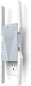 TP-Link RE813XE AXE5400 Wi-Fi 6E Range Extender W/Ethernet Port - 5.4 Gbps Tri-Band Wireless Repeater Amplifier - Up To 2800 Sq. Ft., 96 Devices - 6 Ghz Band, 160 Mhz - APP Setup - Onemesh Compatible