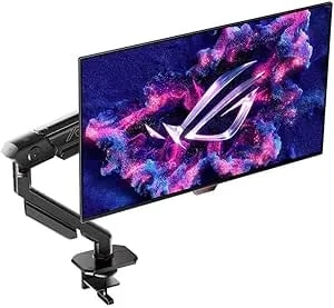 Asus Rog Swift 27” (26.5” Viewable) 1440p Oled Dsc Gaming Monitor (pg27aqdm-R) - Qhd (2560x1440) 240hz, 0.03ms, G-Sync Compatible, 99% Dci-p3, True 10-Bit, Monitor Arm Included, 3 Yr Warranty