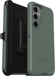 Otterbox Samsung Galaxy s24 Plus (Only) - Defender Series Case - Forest Ranger (Green) - Rugged & Durable - With Port Protection - Holster Clip Includes - Non-Retail Packaging