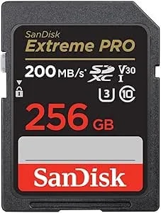Sandisk Extreme PRO 256 GB Class 3/UHS-I (U3) V30 SDXC