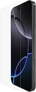Belkin Screenforce Ultraglass 2 Iphone 16 Pro Max Screen Protector, Scratch-Resistant, 9h Hardness Tested Glass, Slim Design, With Bubble-Free Application, Full Screen Coverage For Iphone 16 Pro Max
