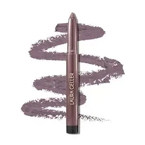 Laura Geller New York Kajal Longwear Kohl Eyeliner Pencil – Smoky Plum – Smooth, Blendable Application, Long-Wearing, Non-Creasing – Infused With Caffeine & Vitamin E – Built-In Sharpener