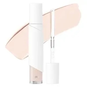 Bbia Eau Stay Concealer - All Day Fitting Natural Coverage Liquid Concealer, Spatula Applicator Tip, Comfortable Lightweight & Longlating, High Fitting, Vegan, Korean Makeup (17 Fair, Pack Of 1)