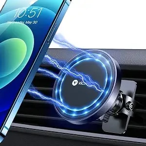 Vicseed For Magsafe Car Mount [Upgraded Strongest Magnet Power] Magnetic Phone Holder For Car Vent 360 Adjustable Magnetic Car Phone Holder Mount For Iphone 17 Pro Max 16 15 14 13 12 Plus Mini