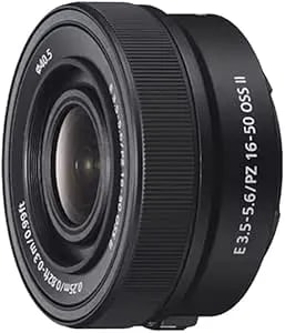 Sony E PZ 16-50mm F3.5-5.6 OSS II Compact APS-C Standard Power Zoom Lens (SELP16502)