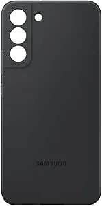 Samsung Electronics Galaxy s22+ Silicone Cover, Protective Phone Case, Soft, Sleek Protection, Slim Design, Matte Finish, Us Version, Black, (Ef-ps906tbegus)