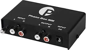 Pro-Ject Audio - Phono Box Mm - Mm Phono Pre-Amplifier - Black
