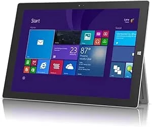 Microsoft Surface Pro 3 Tablet (1631) Silver - 256gb, 12in, Windows 8, Intel Core i5 - Renewed