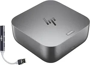 Hp Thunderbolt 4 100w g6 Dock Universal Thunderbolt/Usb-C Docking Station - Port Replicator Bundle W/Dockztorm Hub (Single Cable For Charging, Data Transfers To Any Brand Laptop)