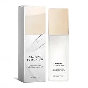 Color Changing Foundation For Mature Skin, Lightweight Liquid Foundations, Adapts To Skin Tone, Suitable For All Skin Types (1 Pcs)