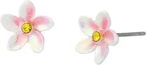 Betsey Johnson Jewelry Women'S Cowabunga Beachy Flower Stud Earrings