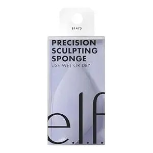 E.L.F. Precision Sculpting Sponge, 3-In-1 Sponge For Contouring & Blending To A Smooth Finish, Great For Cream & Powder Formulas, Vegan & Cruelty-Free
