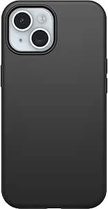 Otterbox Iphone 15, Iphone 14, And Iphone 13 Symmetry Series Case - Black, Ultra-Sleek, Wireless Charging Compatible, Raised Edges Protect Camera & Screen